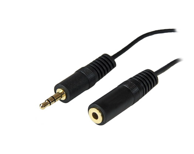 Cable extension de audio 3.5mm macho a 3.5mm hembra 3mts