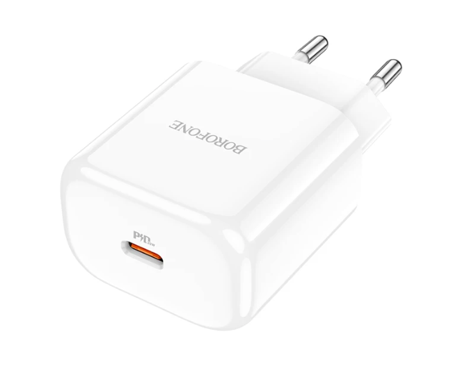 Cargador de pared USB-C 20W  Borofone BA81A New Upgrade