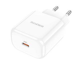 Cargador de pared USB-C 20W  Borofone BA81A New Upgrade