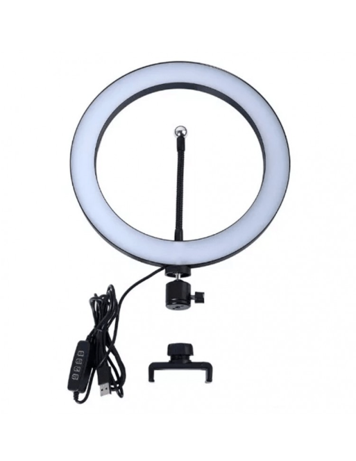 Aro de luz 3D-36 LED + tripode 36CM RGB