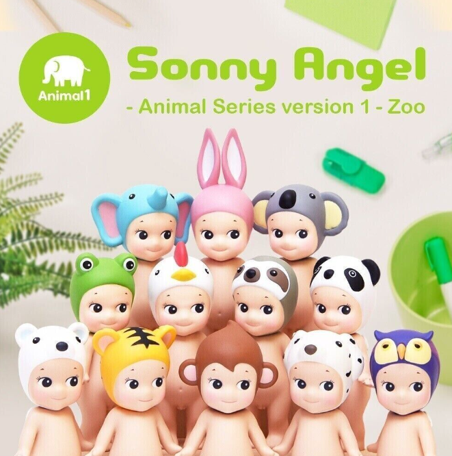 Mini figuras Sonny Angel Hippers serie animal