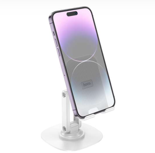 Soporte para celular plegable Hoco HD6 blanco