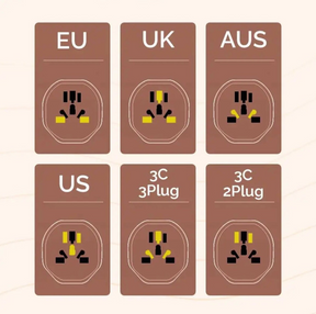 Adaptador Enchufe universal para varios paises Hoco AC6