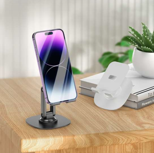 Soporte para celular plegable Hoco HD6 negro