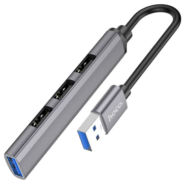 Adaptador Hub USB 3.0  a USB 4 en 1 Hoco HB26
