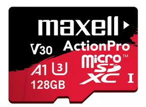 Tarjeta de memoria MicroSD 128GB  8k + Adaptador 100MB/s Maxell