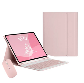 Funda con teclado para IPAD Air11 (2025/2024) Air5/Air4 10.9 rosado