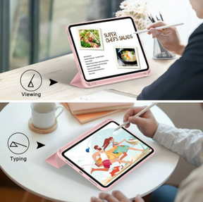 Funda con teclado para IPAD Air11 (2025/2024) Air5/Air4 10.9 rosado