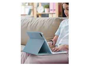 Funda con teclado para IPAD Air11 (2025/2024) Air5/Air4 10.9 celeste