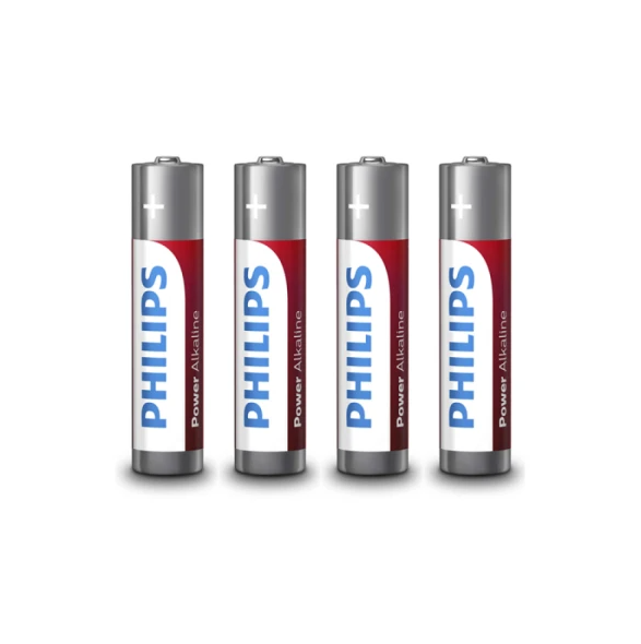 Pack de Pila AA 4 unidades alcalina Philips 1.5V 3X power