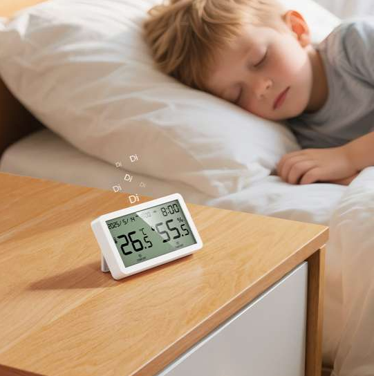 Reloj higrómetro monitor de temperatura y humedad Hoco HX42