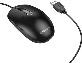 Mouse con cable USB 1600DPI Borofone BG17