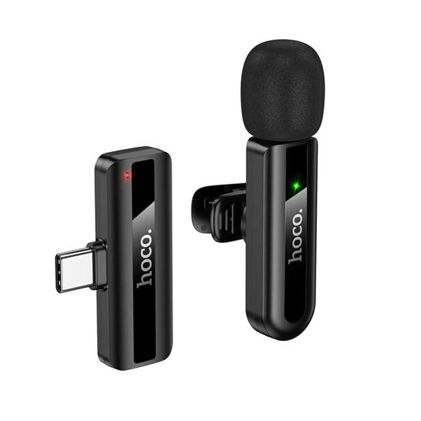 Micrófono  inalámbrico Lavalier USB-C Hoco L20