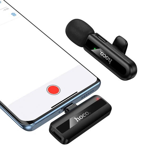 Micrófono  inalámbrico Lavalier USB-C Hoco L20