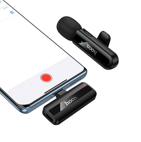 Micrófono  inalámbrico Lavalier USB-C Hoco L20