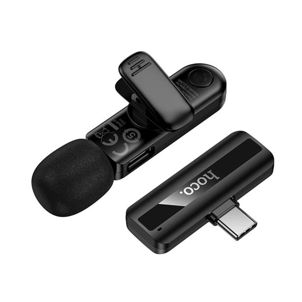 Micrófono  inalámbrico Lavalier USB-C Hoco L20