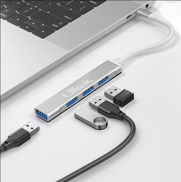 Hub USB-C 4 puertos USB 3.0 Ulink UL-HUBC400