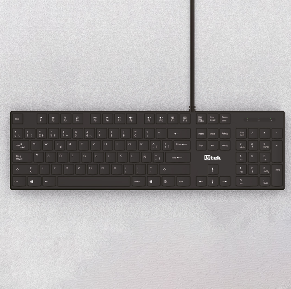 Teclado alámbrico USB Utek UT-KB750