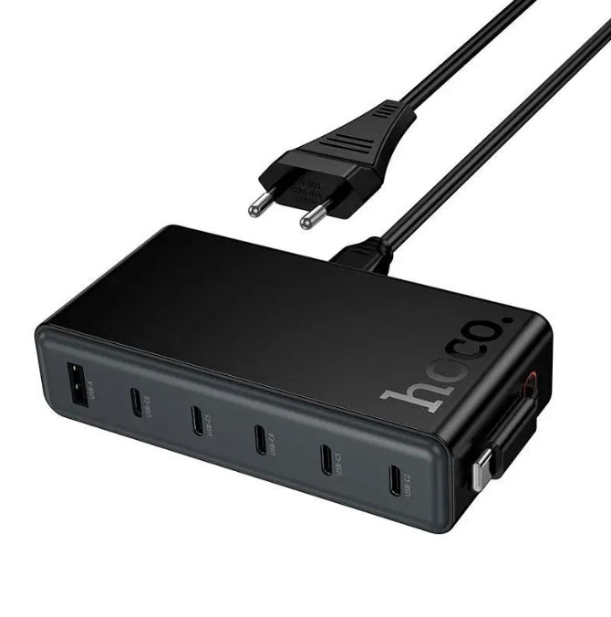 Cargador de escritorio con cable telescópico Hoco C151A