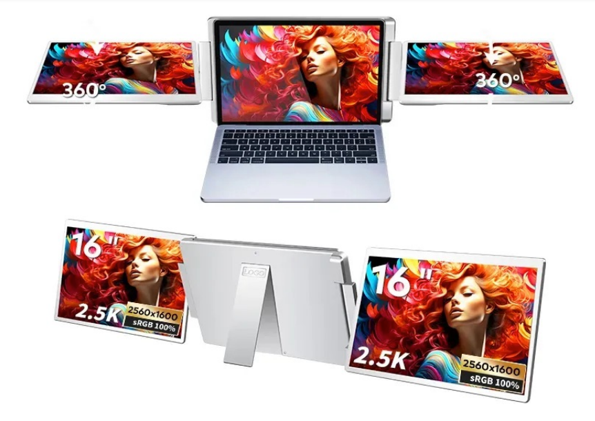 Monitor doble pantalla 16 Qhd 2650x1600 C-S5