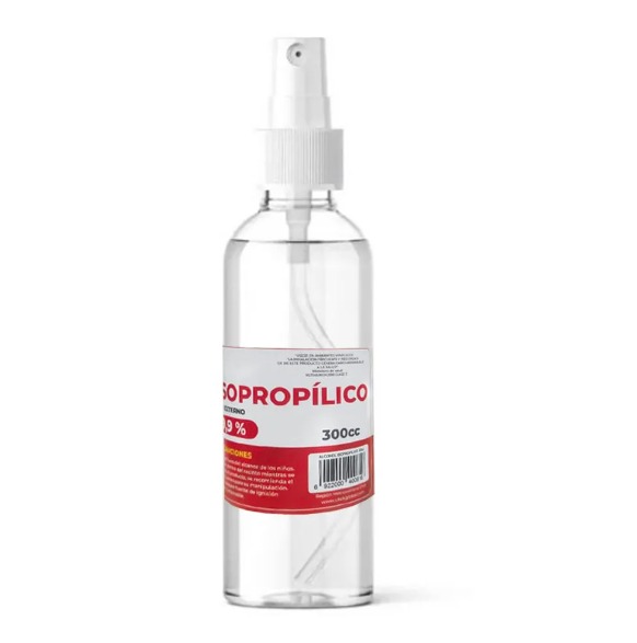 Alcohol Isopropílico 300cc  99.9% Pureza Utek