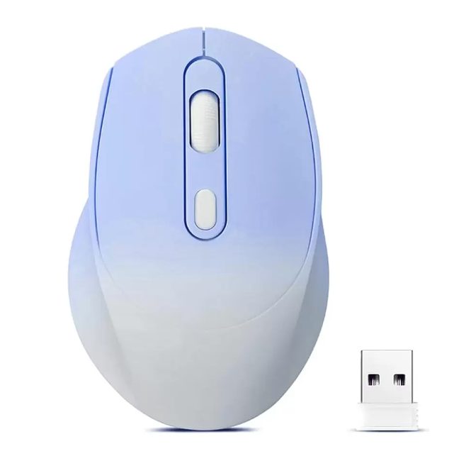 Mouse Bluetooth 2.4ghz M128 lila