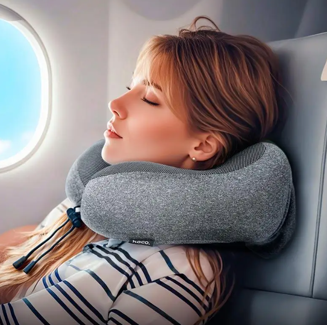 Almohada de cuello para viajes Memory Foam Hoco HX70