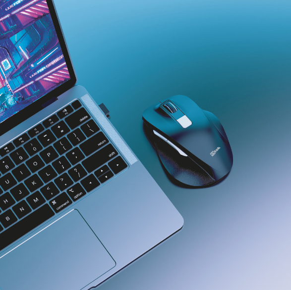 Mouse Inalámbrico 6 Botones Silenciosos 2.4 GHz UT-MOW366