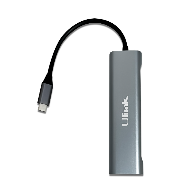 Hub adaptador multipuerto USB-C 5 en 1 Ulink UL-ADC530RD