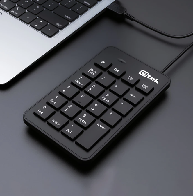 Teclado numérico USB multimedia 23 botones  UT-KBN700U