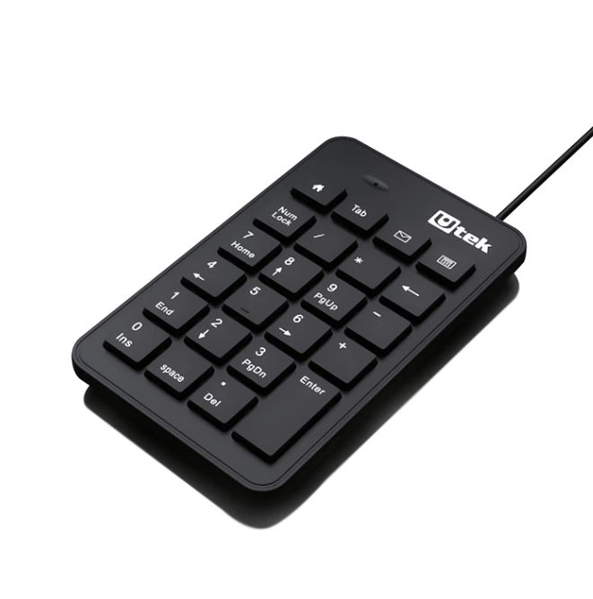 Teclado numérico USB multimedia 23 botones  UT-KBN700U