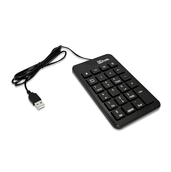 Teclado numérico USB multimedia 23 botones  UT-KBN700U