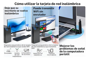 Adaptador USB Wi-Fi y Bluetooth 5.0 Ulink UL-ADW1300BT