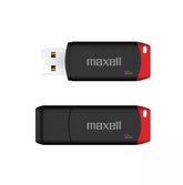 Pendrive USB 2.0 16gb Maxell Negro/rojo