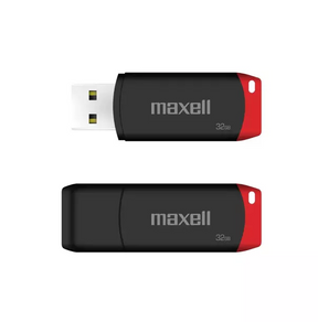 Pendrive USB 2.0 16gb Maxell Negro/rojo