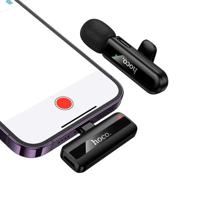 Micrófono  inalámbrico Lavalier Lightning Hoco L20
