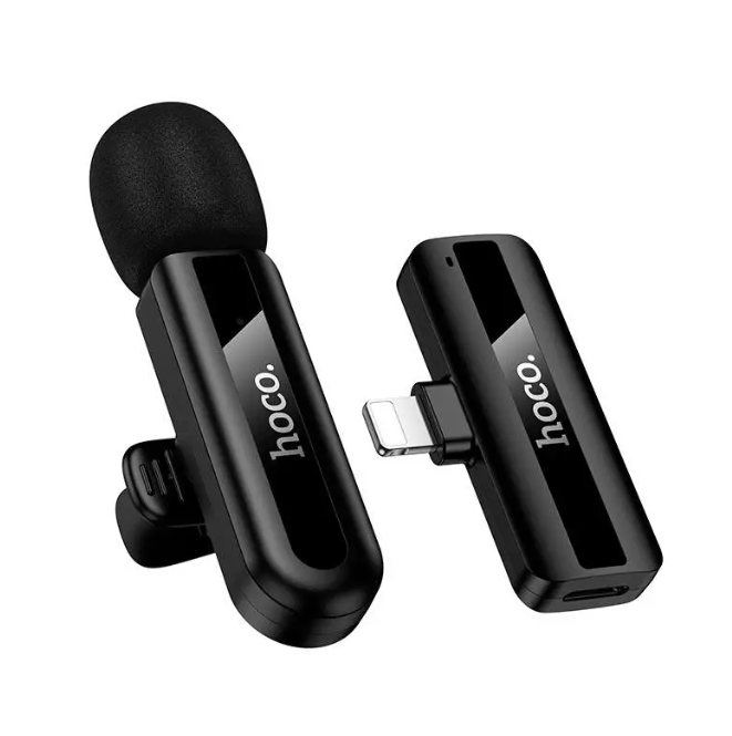Micrófono  inalámbrico Lavalier Lightning Hoco L20