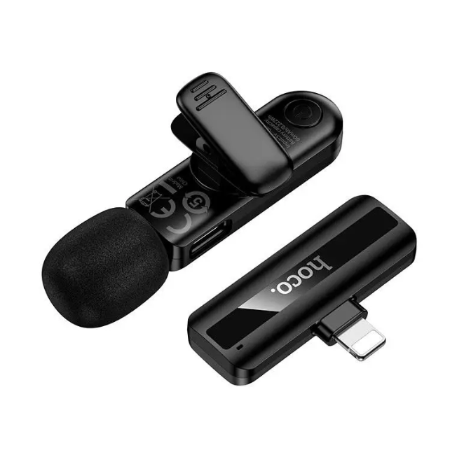 Micrófono  inalámbrico Lavalier Lightning Hoco L20