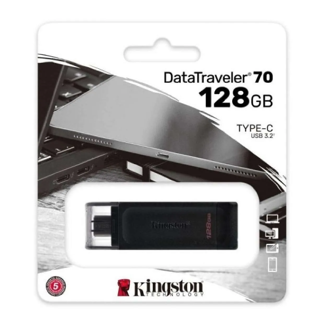 Pendrive Kingston USB-C  128gb 3.2 Data Flash