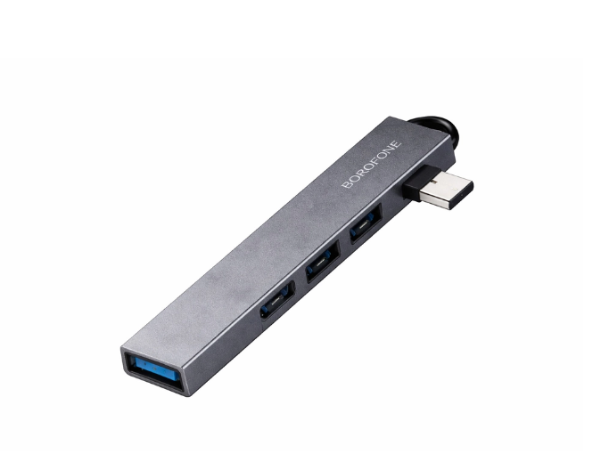 Adaptador Hub USB-C 4 en 1 5Gbps 3.0 Borofone FH1A