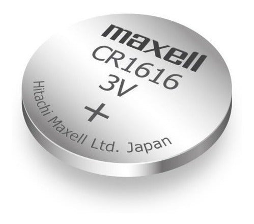 Blister 5 unidades pilas tipo boton CR1616 3V Maxell