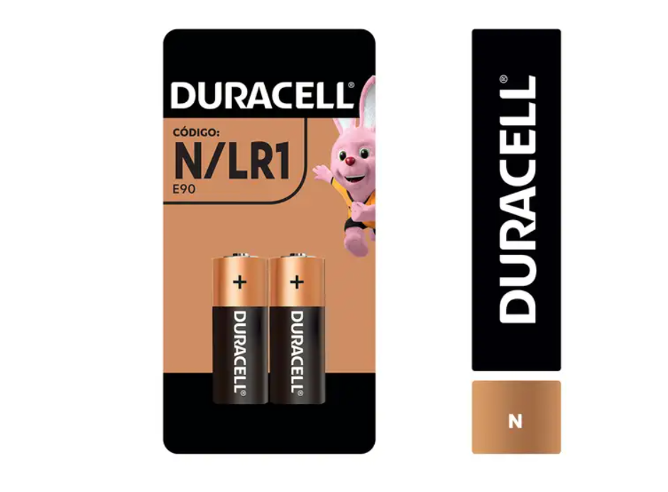 Duracell LR1 alkaline battery 1.5v N size MN9100 E90 2 x batteries expiry 2026 e Duracell LR1 alkaline battery 1.5v N size MN9100 E90 2 x batteries expiry 2026 e