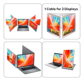 Extensor monitor doble pantalla 16¨Fhd Ips 1920x1200 px CW-S900