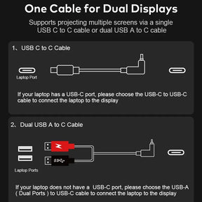 Extensor de monitor doble pantalla 15.6¨CW-S800
