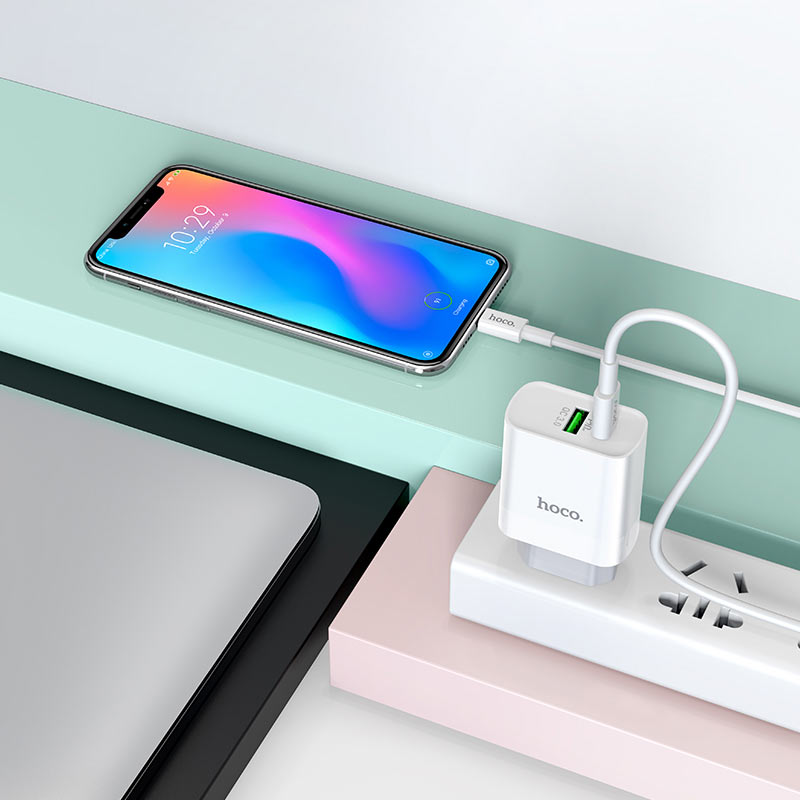 Cargador  USB-C  20W Hoco C80A