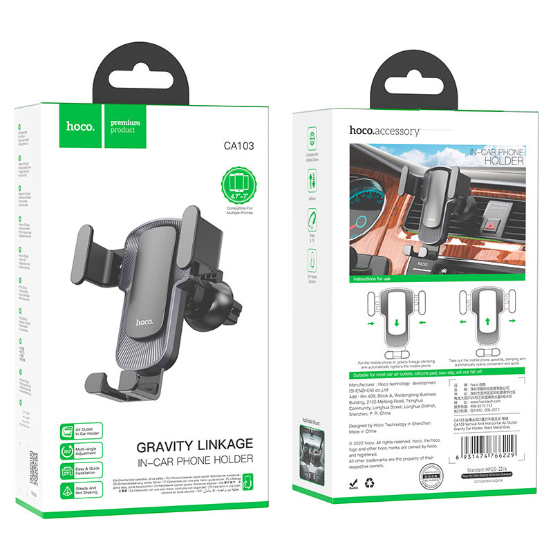 Soporte de auto para salida de aire Hoco CA103