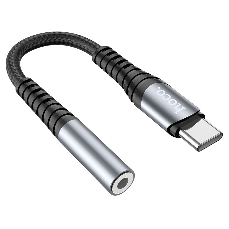 Adaptador de audio Tipo-C a auxiliar 3.5 Hoco LS33
