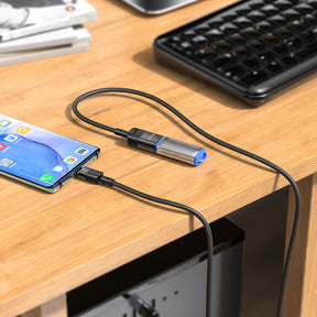 Alargador  Tipo-C macho a USB hembra USB3.0 Hoco U107