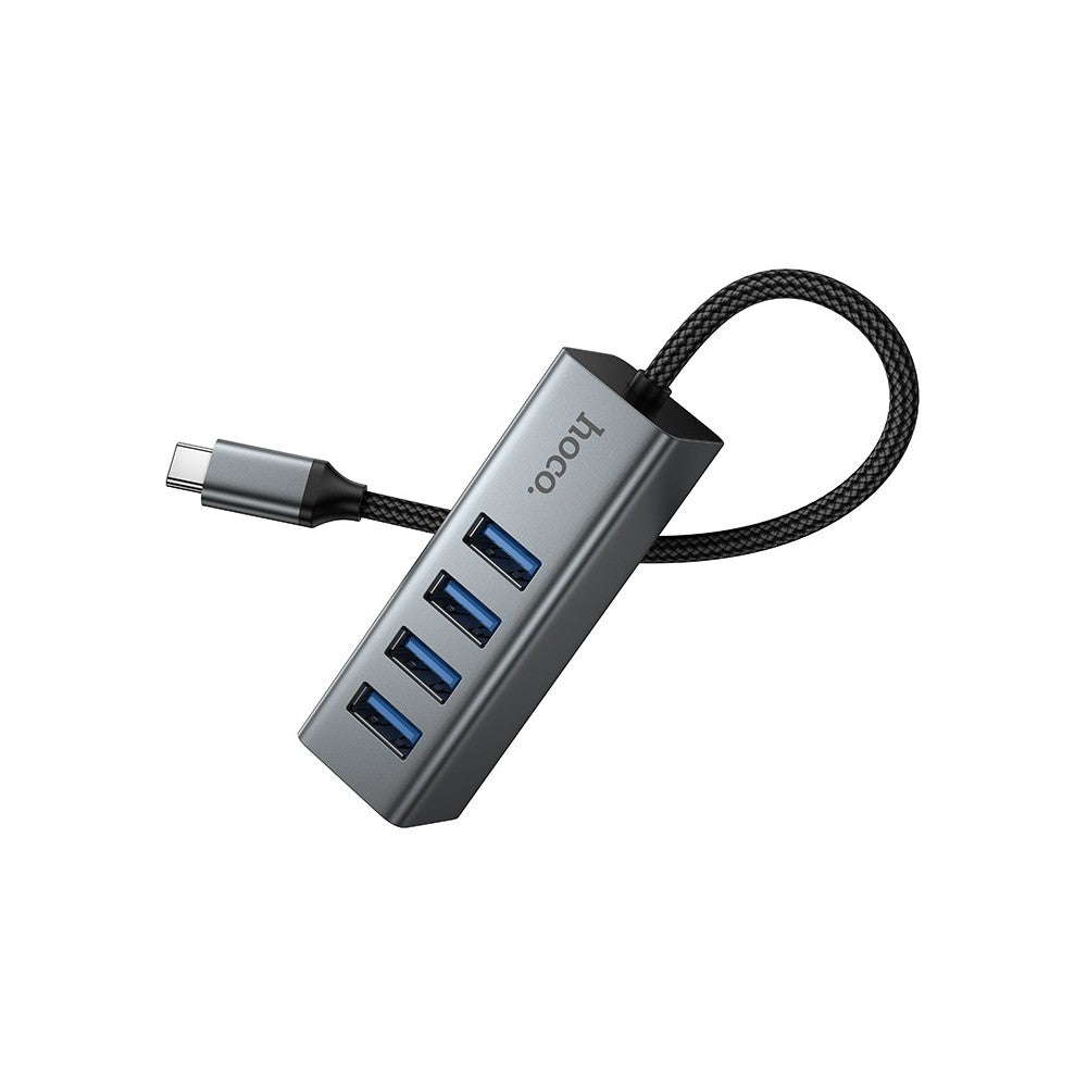 Adaptador USB-C a 4 puerto USB  3.0 Hoco HB1C
