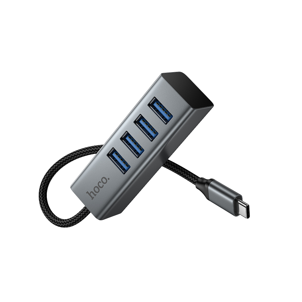 Adaptador USB-C a 4 puerto USB  3.0 Hoco HB1C